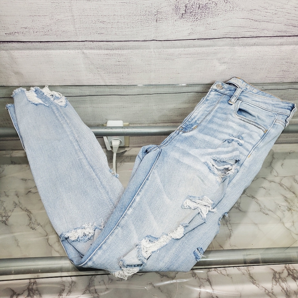 American Eagle Destroyed Denim Jeans
